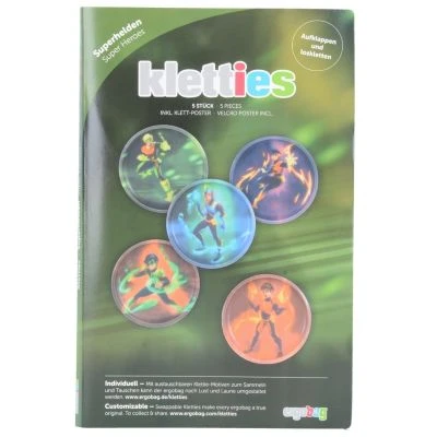 Ergobag Klettie-Set Superhelden, 5-tlg. 3 Ergobag Klettie-Set Superhelden, 5-tlg.