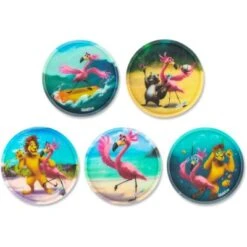 Ergobag Klettie-Set Flamingo, 5-tlg.