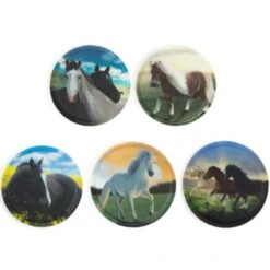 Ergobag Klettie-Set Wilde Pferde, 5-tlg.