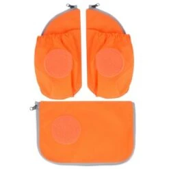 Ergobag Cubo/cubo Light Seitentaschen-Zipset Orange, 3-tlg.