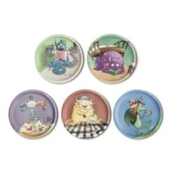 Ergobag Klettie-Set Monsterfreunde, 5-tlg.