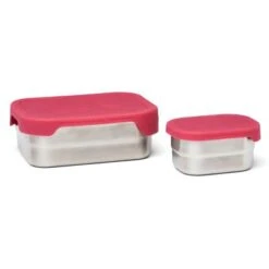 Ergobag Edelstahl Brotdose 2in1 Prinzessin