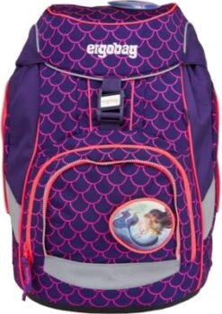 Ergobag Schulranzenset Pack PerlentauchBär, 6-tlg. (2023)