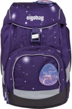 Ergobag Schulranzenset Pack Bärgasus Glow, 6-tlg. (2023)