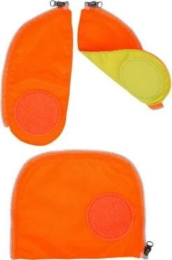 Ergobag Seitentaschen-Zipset Orange, 3-tlg.