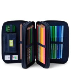 Ergobag Maxi-Federmäppchen PhantBärsiewelt, Befüllt, 40-tlg.