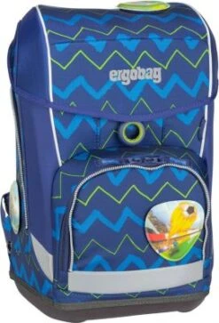 Ergobag Schulranzenset Cubo Light FallrückziehBär, 5-tlg. (2023)