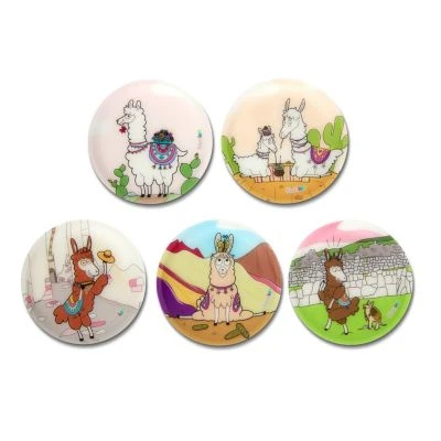 Ergobag Klettie-Set Lamas, 5-tlg. 5 Ergobag Klettie-Set Lamas, 5-tlg. – Bild 3