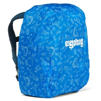 Ergobag Regenhülle Kinderrucksack Mini Blau 4 Ergobag Regenhülle Kinderrucksack Mini Blau – Bild 2