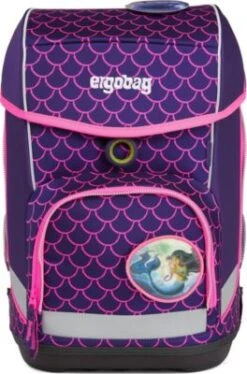 Ergobag Schulranzenset Cubo PerlentauchBär Lumi, 5-tlg.