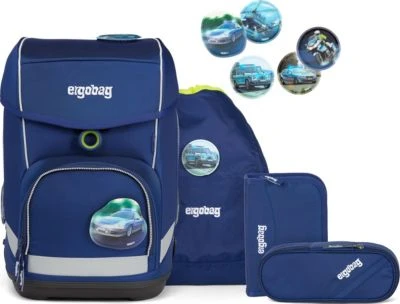 Ergobag Schulranzenset Cubo BlaulichtBär, 5-tlg. 4 Ergobag Schulranzenset Cubo BlaulichtBär, 5-tlg. – Bild 2