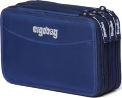 Ergobag Maxi-Federmäppchen BlaulichtBär, Befüllt, 40-tlg.