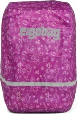 Ergobag Regenschutz Regenhülle Pferde Pink
