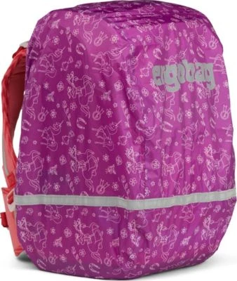Ergobag Regenschutz Regenhülle Pferde Pink 4 Ergobag Regenschutz Regenhülle Pferde Pink – Bild 2