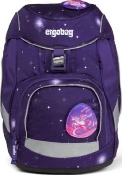 Ergobag Schulranzenset Pack Bärgasus Glow, 6-tlg. (2023)