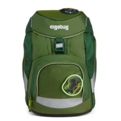 Ergobag Schulranzenset Pack Grüne MamBär, 6-tlg. (2023)