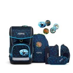 Ergobag Schulranzenset Cubo Light Specials TiefseetauchBär, 5-tlg. (2023)
