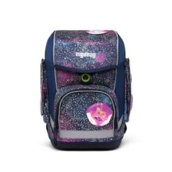 Ergobag Schulranzenset Cubo Specials Bärlaxy, 5-tlg. (Modell 2023 Mit Festen Seitentaschen)