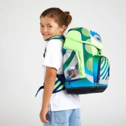 Ergobag Schulranzenset Cubo Specials TruckBär, 5-tlg. (Modell 2023 Mit Festen Seitentaschen) -Ergobag 27781198 06