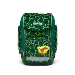 Ergobag Schulranzenset Cubo Main BärRex, 5-tlg. (Modell 2023 Mit Festen Seitentaschen)