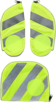 Ergobag Fluo-Zip-Set Mit Reflektorstreifen Gelb, 3-tlg. 3 Ergobag Fluo-Zip-Set Mit Reflektorstreifen Gelb, 3-tlg.