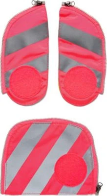 Ergobag Fluo-Zip-Set Mit Reflektorstreifen Pink, 3-tlg.
