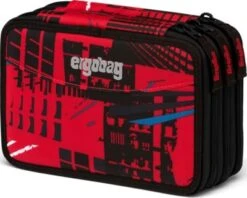 Ergobag Maxi-Federmäppchen Main AlarmBärreitschaft, Befüllt, 40-tlg.
